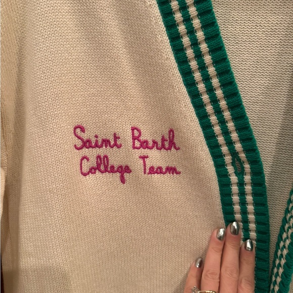 MC2 St. Barth College Team Cardigan Sweater - Picture 5 of 10